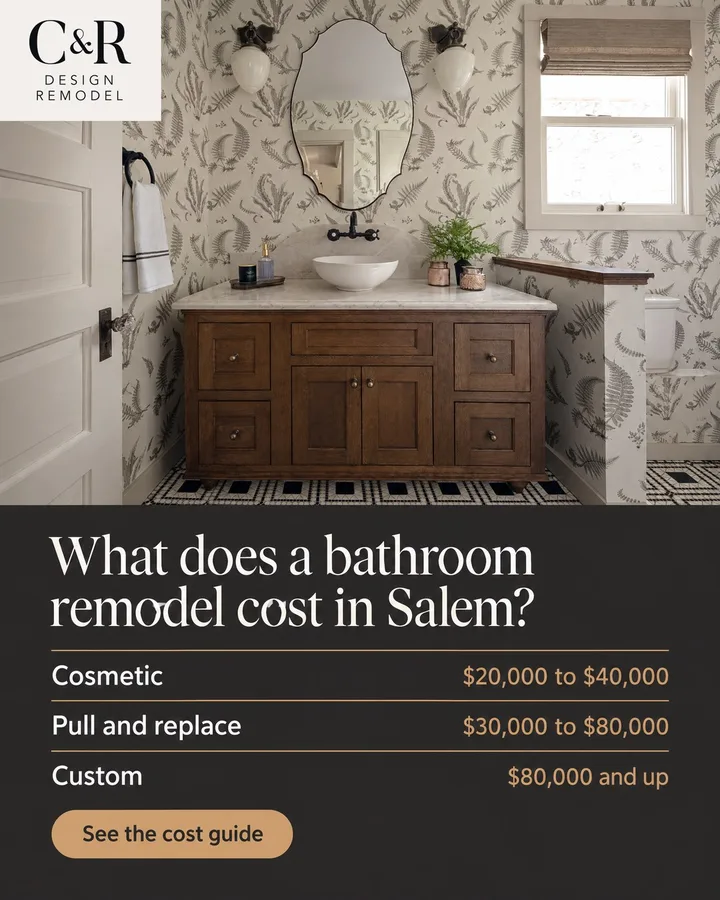 Meta ad concept: What a bathroom remodel costs in Salem